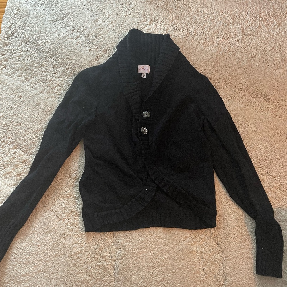 button maternity sweater